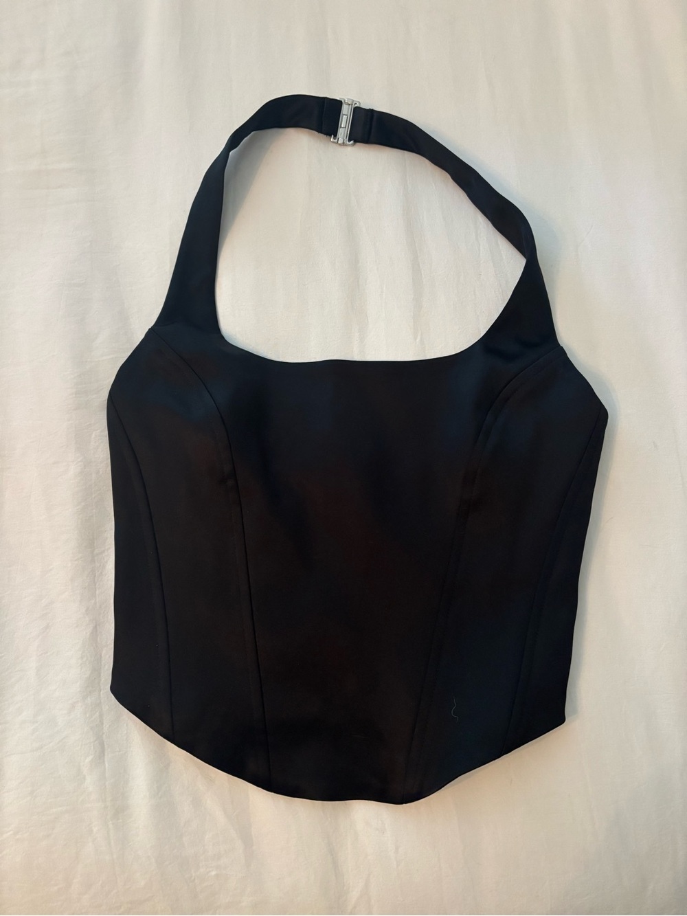 Wilfred Black Halter Corset-Style Camisole